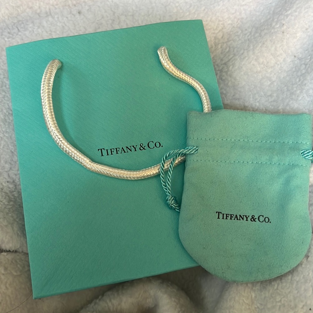 Tiffany shopping bag and dust bag